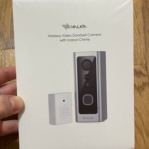 NAIKIN‎ Wireless Video Doorbell Camera Indoor Chime HD 1080p WiFi Two Way Audio